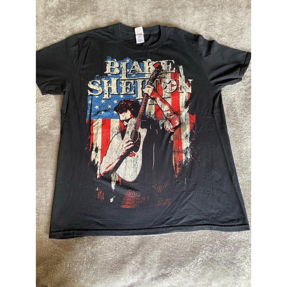 Blake Shelton Band T Shirt 2012 Well Lit & Amplified Tour Large Unisex s6